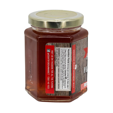 Peach Habanero Jelly | 11.5 oz. Jar | Pack of 3 | Fresh Peaches With A Kick | Spicy Fruit Spread | Made in Ravenna, NE | Nutt Family Jams and Jellies